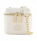 Armani Exchange Mini sac seau blanc