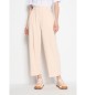 Armani Exchange Nude rechte broek