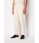 Armani Exchange Beige gefleckte Hose