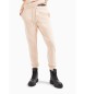 Armani Exchange Chino-Hose aus beiger Gabardine