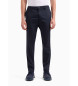 Armani Exchange Pantaloni blu scuro in tinta unita