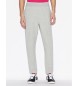 Armani Exchange Pantalón jogger de felpa gris