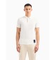 Armani Exchange Biała koszulka polo niska
