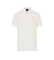 Armani Exchange Eagle white polo shirt