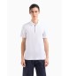 Armani Exchange Jacquard polo shirt white