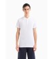 Armani Exchange Korean white polo shirt