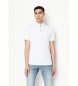 Armani Exchange Osnovna bela polo majica