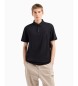 Armani Exchange Polo nera dell'Asv