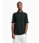 Armani Exchange Short sleeve polo shirt black