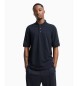 Armani Exchange Navy kortrmet poloshirt