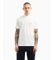 Armani Exchange Bela polo majica s kratkimi rokavi