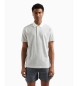 Armani Exchange Polo blanc à manches courtes