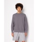 Armani Exchange Grey textured jumper