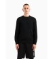 Armani Exchange Black crew neck jumper