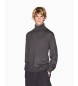 Armani Exchange Trui schildpad grijs
