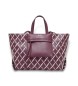 Armani Exchange Burgundy print bag