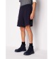 Armani Exchange Navy stretch-shorts