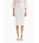 Armani Exchange Jupe midi blanche