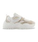 Armani Exchange Zapatillas en mezcla variada de materiales blanco, beige