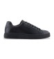 Armani Exchange scarpe da ginnastica in pelle nera