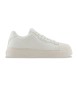 Armani Exchange Buty Derby białe