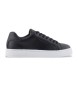 Armani Exchange Schwarze Lederturnschuhe