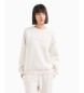 Armani Exchange White crew neck sweatshirt