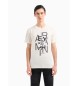 Armani Exchange Koszulka z grafiką biała