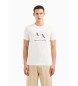 Armani Exchange T-shirt quadrada branca