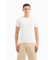 Armani Exchange Camiseta Ax Relieve blanco