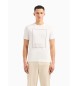 Armani Exchange T-shirt hvid firkantet