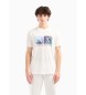 Armani Exchange T-shirt Pixel weiß
