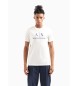 Armani Exchange Majica Prilegajoča se majica Ax white