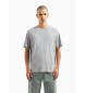 Armani Exchange Camiseta Bajo gris