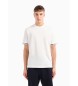Armani Exchange T-shirt Logo Sleeves biały