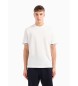 Armani Exchange Camiseta Logo Mangas blanco