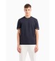 Armani Exchange T-shirt Logo Ärmel navy