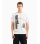 Armani Exchange T-shirt i standardsnit, hvid