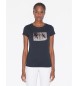 Armani Exchange T-shirt à manches courtes bleu marine