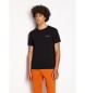 Armani Exchange T-shirt com mini logótipo preto