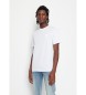 Armani Exchange Camiseta de corte estándar blanco
