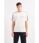 Armani Exchange Camiseta de corte estándar blanco
