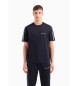 Armani Exchange T-shirt blu scuro dalla vestibilità standard