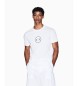 Armani Exchange T-shirt Logo Round white