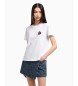 Armani Exchange Kortrmet T-shirt hvid