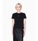 Armani Exchange Maglietta con logo grafico nero