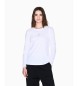 Armani Exchange Camiseta Round blanco