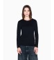 Armani Exchange Camiseta Round negro