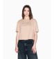 Armani Exchange Camiseta Casual beige
