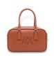 Armani Exchange Brown Top Handle Handbag